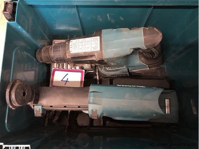 Makita klopboorhamer+afzuiging - afbeelding 2 van  7