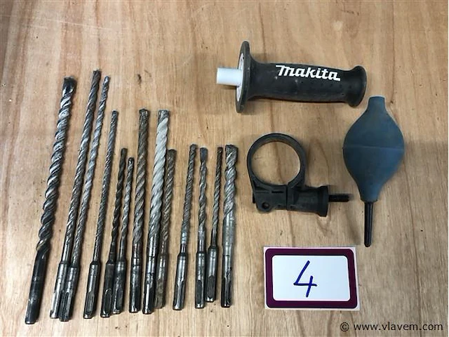 Makita klopboorhamer+afzuiging - afbeelding 7 van  7