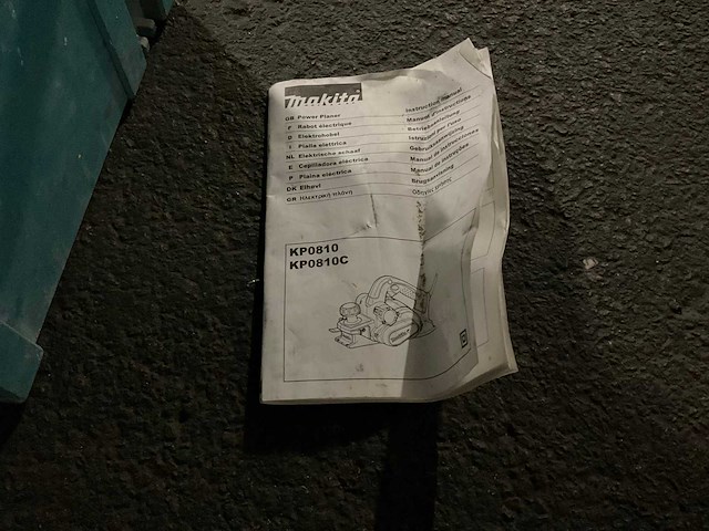 Makita kp0810 schaafmachine - afbeelding 5 van  7