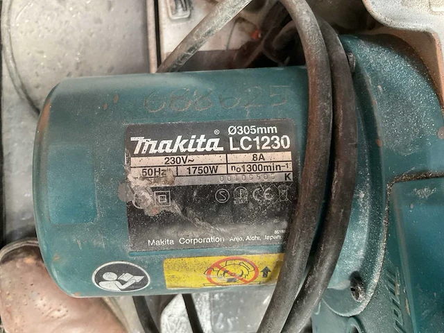 Makita lc1230 afkortcirkelzaagmachine - afbeelding 4 van  5