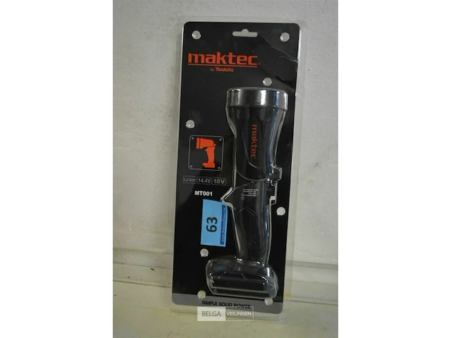 Makita maktec mt001 18v led batterij handzaklamp - afbeelding 2 van  3
