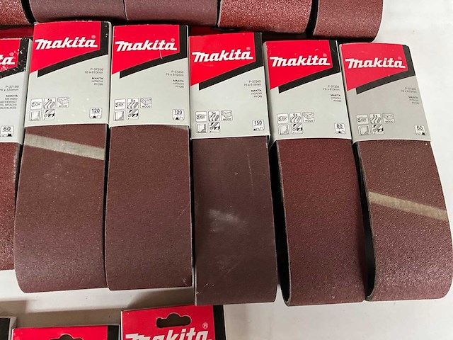 Makita mix kavel schuurpapier voor bandschuurmachine - afbeelding 4 van  6