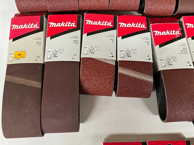 Makita mix kavel schuurpapier voor bandschuurmachine - afbeelding 5 van  6