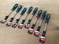Makita mixkavel schroevendraaiers diverse maten (8x) - afbeelding 1 van  3
