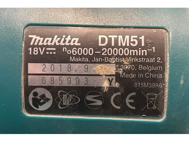 Makita multitool - afbeelding 2 van  2