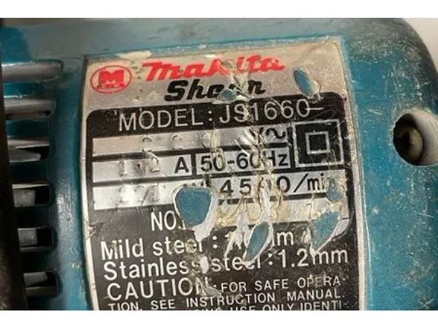 Makita plaatschaar - afbeelding 3 van  3
