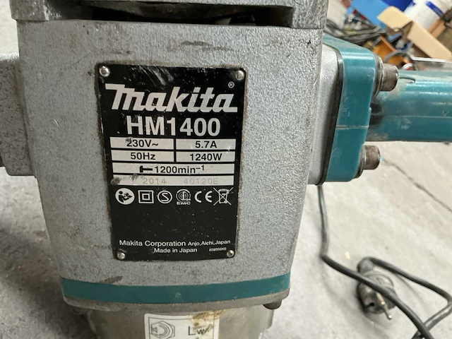 Makita pneumatische breekhamer - afbeelding 3 van  4