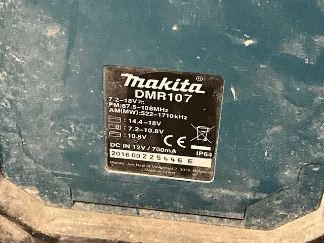 Makita radio & wekker - afbeelding 8 van  8