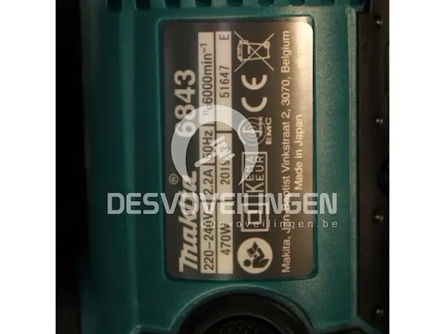 Makita schroefautomaat 6000 t.p.m. - afbeelding 3 van  3