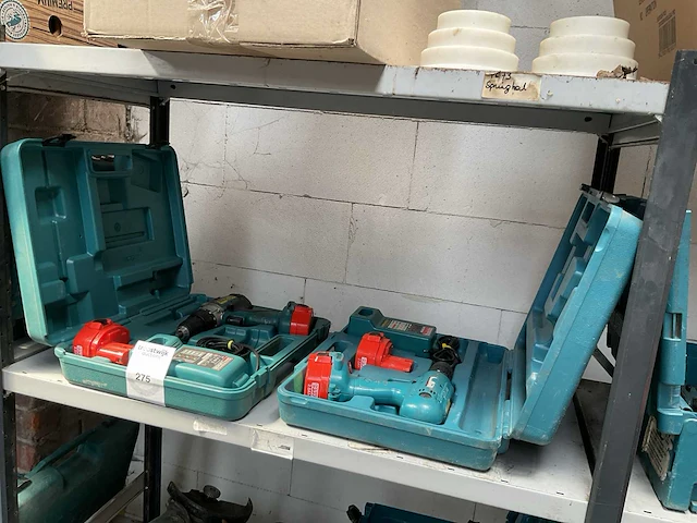 Makita schroefboormachine (2x) - afbeelding 1 van  4