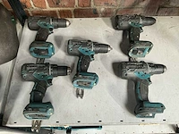 Makita schroefboormachine (5x) - afbeelding 1 van  2