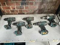 Makita schroefboormachine (5x)