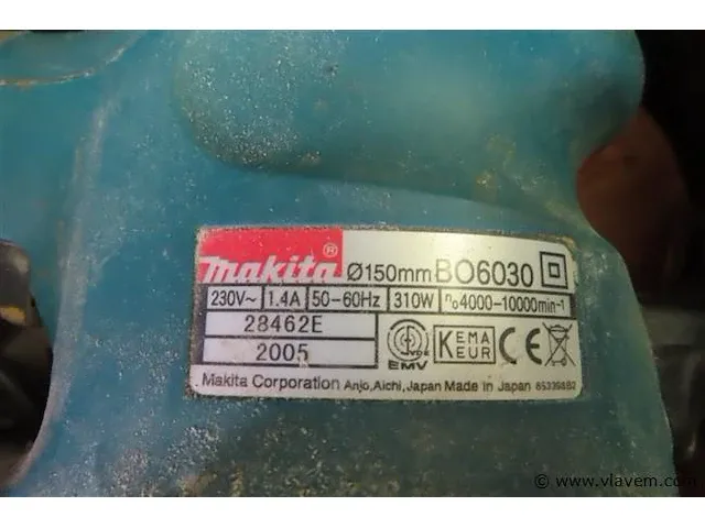 Makita schuurmachine - afbeelding 3 van  3