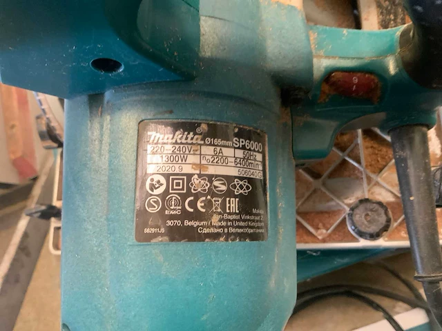 Makita sp 6000 cirkelzaagmachine - afbeelding 4 van  7