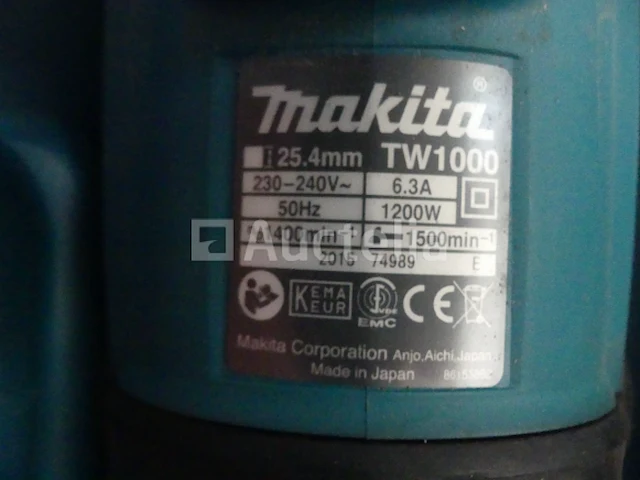 Makita tw1000 nuforel - afbeelding 7 van  11