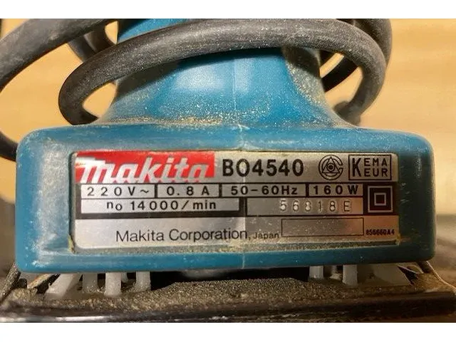 Makita vlakschuurmachine - afbeelding 3 van  3