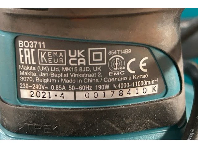 Makita vlakschuurmachine - afbeelding 5 van  5