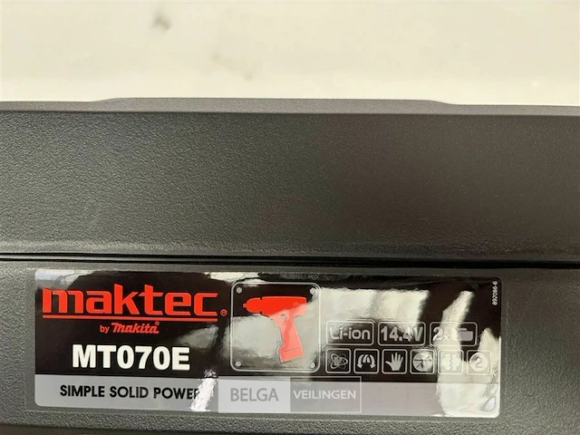 Maktec 14.4v boormachine (2x 1.1ah accu) in koffer - afbeelding 5 van  5