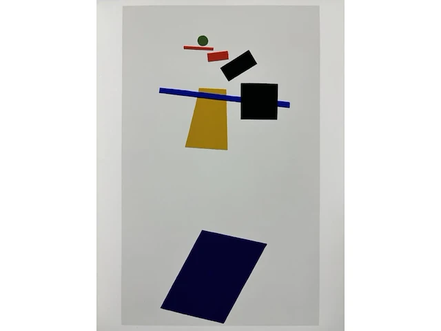 Malévich - serigrafie 1974 - afbeelding 1 van  1