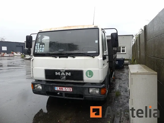 Man l 90 f vrachtwagen met dekzeil (1999-204.712 km) - afbeelding 2 van  18