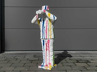 Man met verrekijker h90cm trash - afbeelding 1 van  1