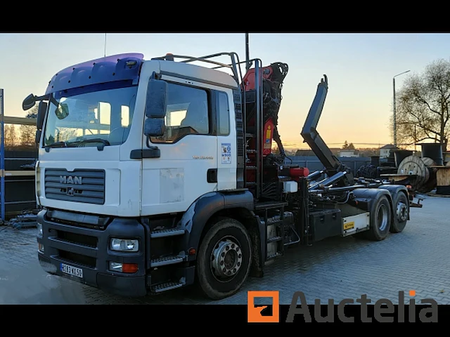 Man tga 26.440 grue + container systeem - afbeelding 1 van  14