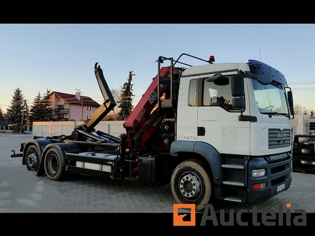 Man tga 26.440 grue + container systeem - afbeelding 2 van  14