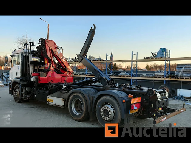Man tga 26.440 grue + container systeem - afbeelding 8 van  14
