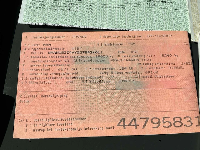 Man tgm haakarmsysteem vrachtwagen - afbeelding 11 van  31