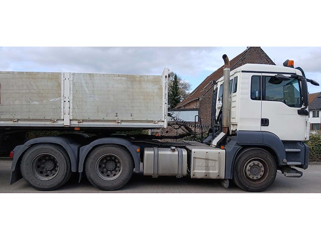 Man tgs met kwb trailer en hiab xs laadkraan - 2017 - afbeelding 3 van  56