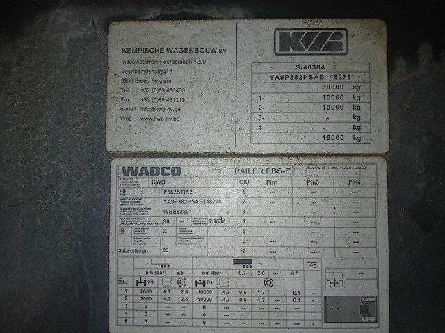 Man tgs met kwb trailer en hiab xs laadkraan - 2017 - afbeelding 18 van  56