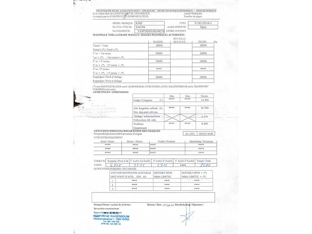 Man tgs met kwb trailer en hiab xs laadkraan - 2017 - afbeelding 44 van  56