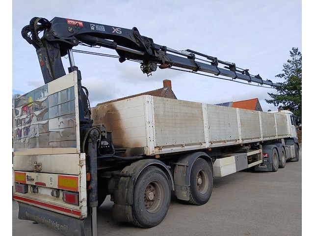 Man tgs met kwb trailer en hiab xs laadkraan - 2017 - afbeelding 55 van  56