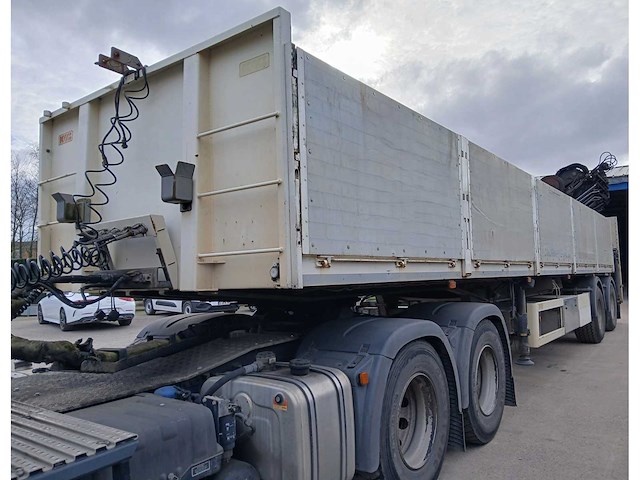 Man tgs met kwb trailer en hiab xs laadkraan - 2017 - afbeelding 54 van  56