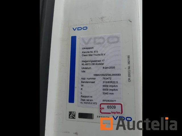 Man vacuümwagen (2008-201.882 km-vin:wmah39zz58l050583) - afbeelding 63 van  64