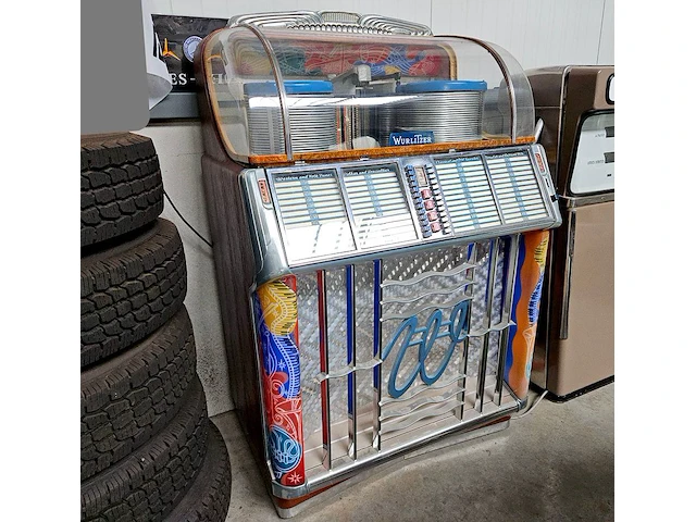 Mancave jukebox wurlitzer (marge) - afbeelding 1 van  1