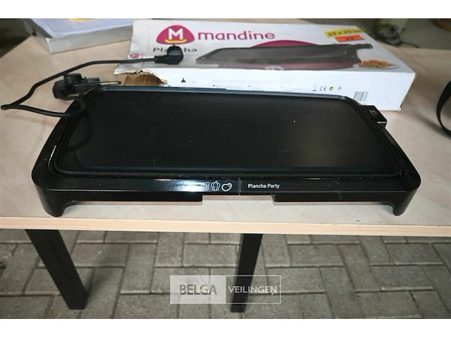 Mandine elektrische bakplaat - afbeelding 2 van  7