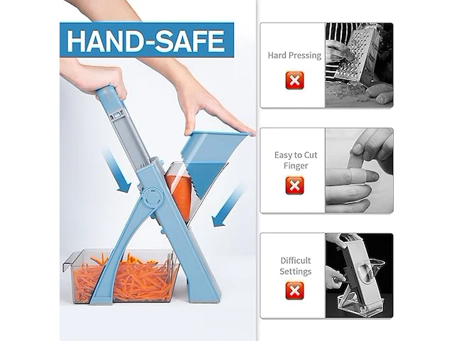 Mandoline snijder / chopper - afbeelding 4 van  5