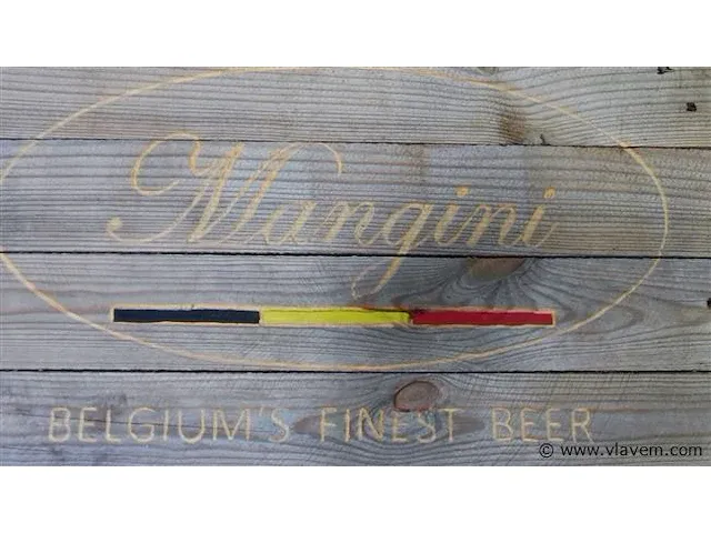 Mangini origineel houten reclamebord - afbeelding 2 van  6