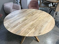 Mangohouten eetkamertafel 150 ? - afbeelding 2 van  5