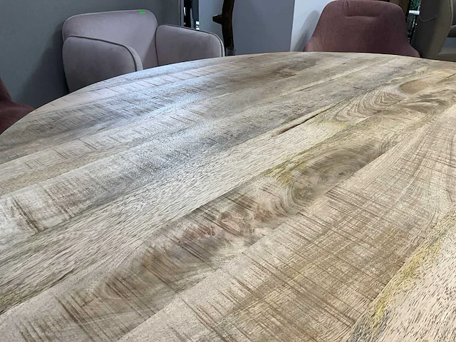 Mangohouten eetkamertafel 150 ? - afbeelding 5 van  5