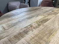 Mangohouten eetkamertafel 150 ? - afbeelding 5 van  5