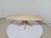 Mangohouten eetkamertafel 240x100 - afbeelding 2 van  5