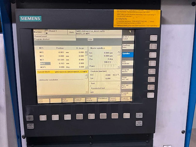 Manhurin kmx 413 cnc draaibank - afbeelding 21 van  23