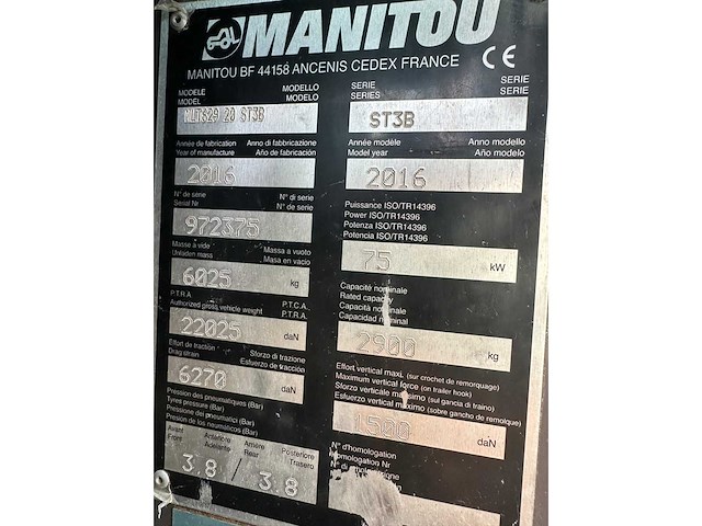 Manitou - 2016 - mlt629 - verreiker - afbeelding 28 van  38