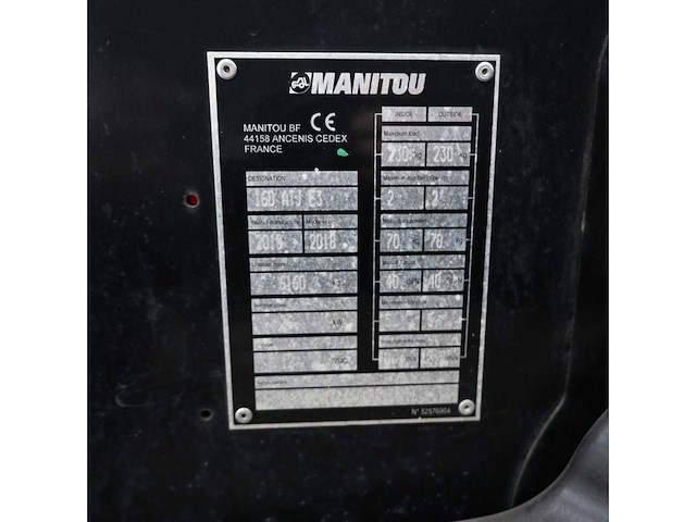 Manitou - 2018 - atj160 e3 - hoogwerker - afbeelding 20 van  20