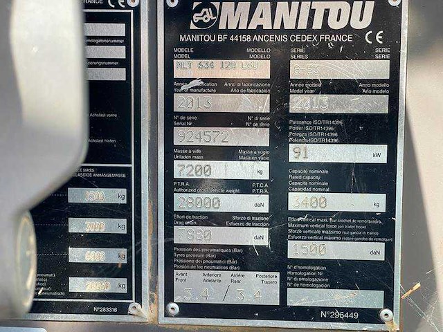 Manitou - mlt 634 - 120 - verreiker - afbeelding 15 van  32
