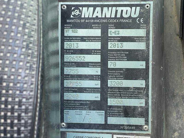 Manitou - mt 932 e-e3 - 2013 - verreiker - afbeelding 33 van  39