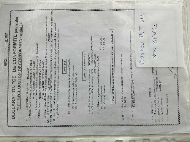 Manitou ml 629 - telescopic handlers - 2017 - afbeelding 37 van  64