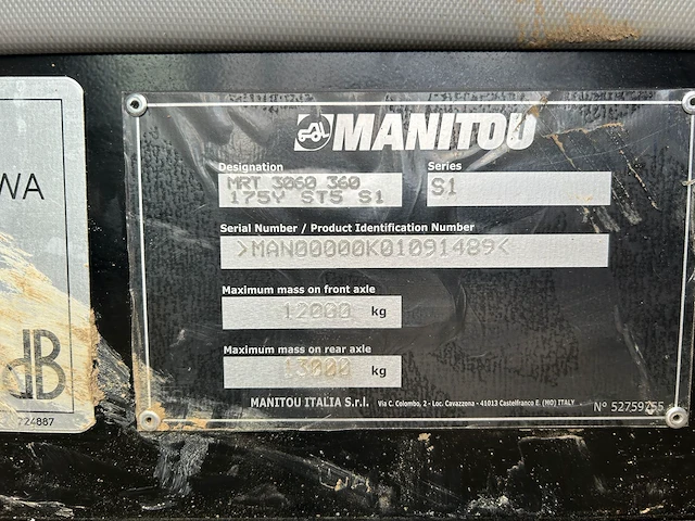 Manitou mrt 3060 - afbeelding 14 van  16